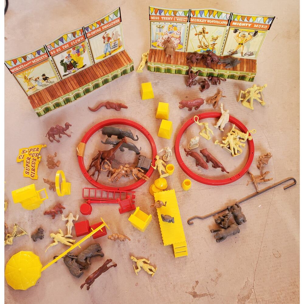 Marx 1950s Circus playset true vintage